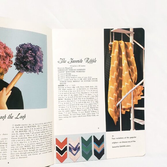 Easy To Make Fashions Magazine American Thread Star Crochet Knitting Vintage - Picture 6 of 9